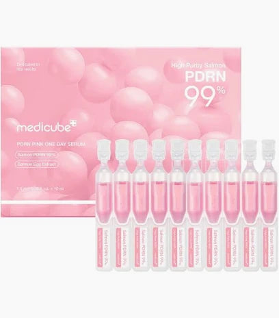 Sérum facial Medicube PDRN Pink One Day Serum (10 piezas)