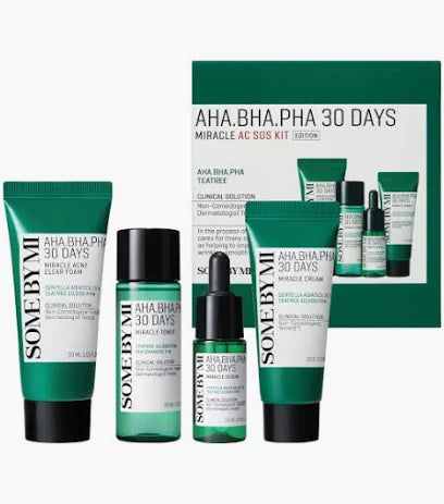 Kit para acné SOME BY MI AHA BHA PHA 30 Days Miracle AC SOS Kit