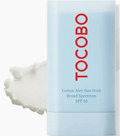 Protector solar en barra TOCOBO Cotton Soft Sun Stick SPF50+ PA++++ 19g